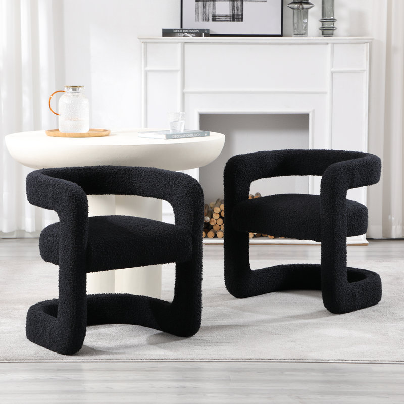 Modern barrel dining chair sales